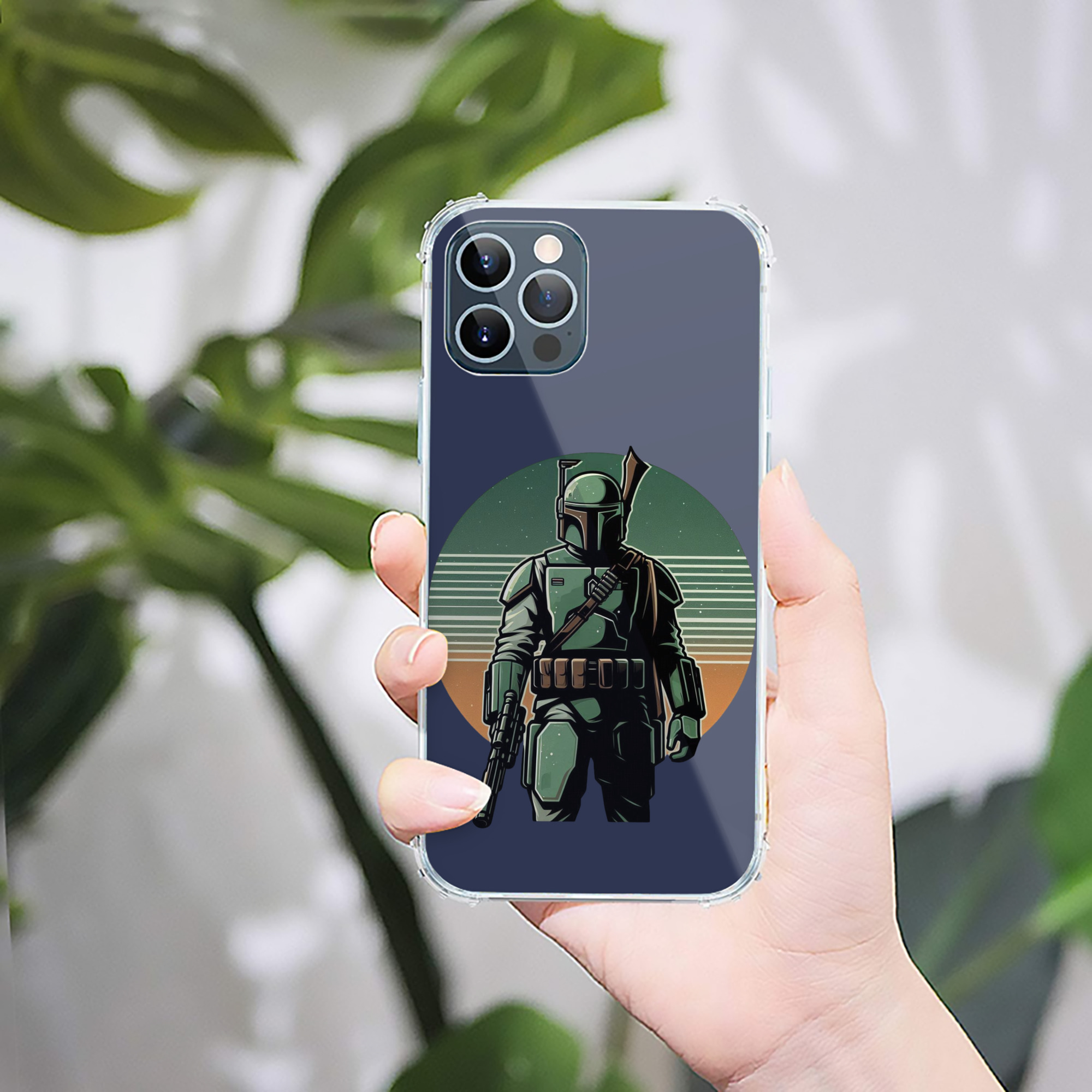 （画像用） スター・ウォーズ Star Wars 【iPhone 12シリーズ対応】透明スマホケース（クリアソフトケース）